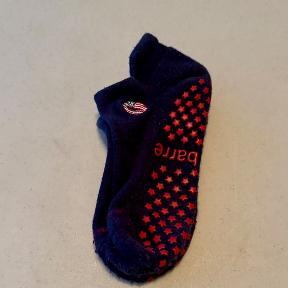 Patriotic Pure Barre grippy socks Small - Picture 2 of 6